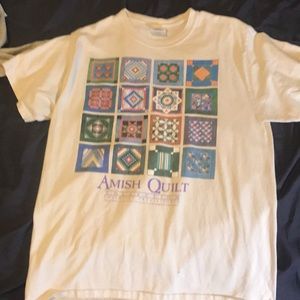 Amish Quilt Lancaster PA Shirt L
